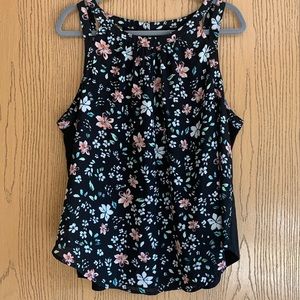 TORRID Size 0 (Fits 12/L) Floral Sleeveless Blouse